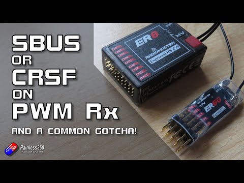 How to setup SBUS or CRSF on your PWM ELRS Receiver (there are two ways!)