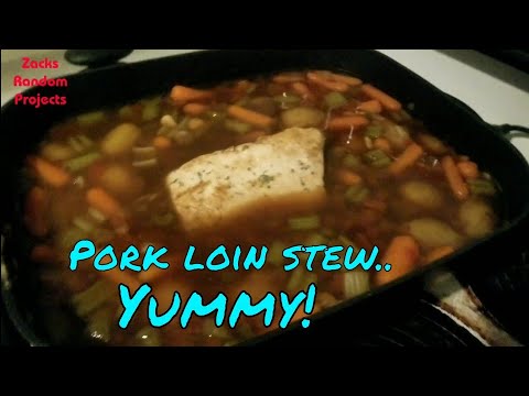 Pork loin stew