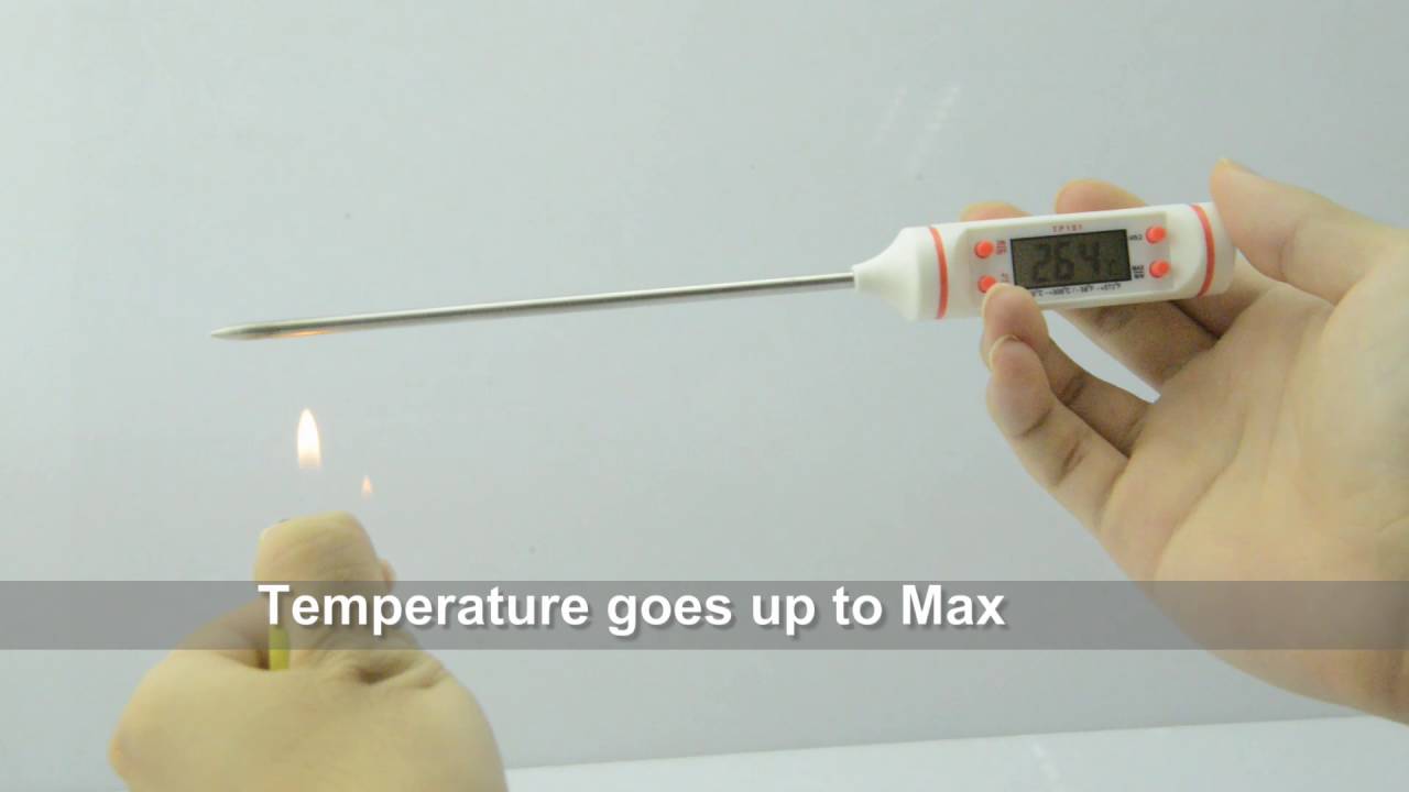Instant Read Digital Cooking Thermometer with Long Probe