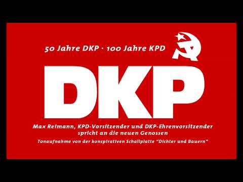 Max Reimann spricht an die neuen Genossen