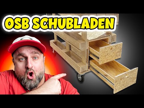 Schritt für Schritt Anleitung für Anfänger - OSB Schubladen für die Werkstatt