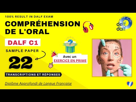 DALF C1 - Compréhension de l'oral [No.22] | DALF C1 Listening Practice Test Online | French 'N' You