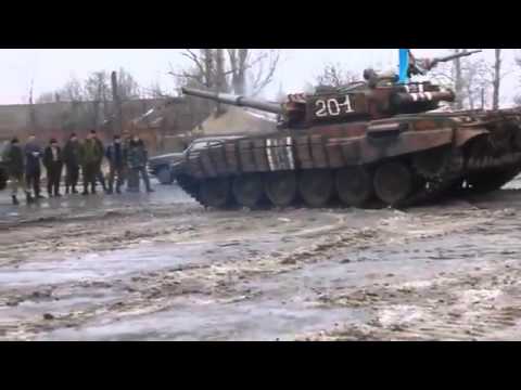 Driving test tank T 72B1  Ukraine hot news today