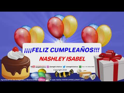 NASHLEY ISABEL FELIZ CUMPLEAÑOS Angelclasico