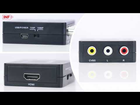 RCA to HDMI adapter / signal converter