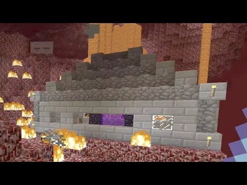 Lets Play Minecraft Xbox One Edition Episode 242 - Nether House