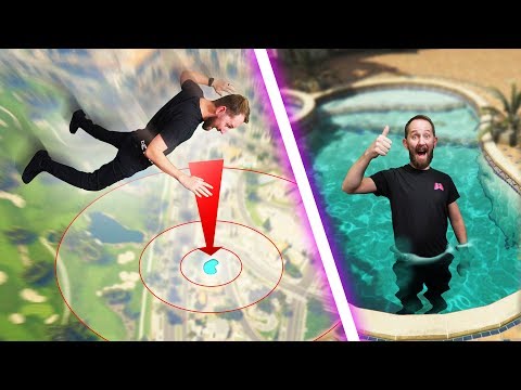 Skydive Into The Pool Challenge! | GTA5 Video
