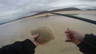 Turbot on light gear at Scarista Beach