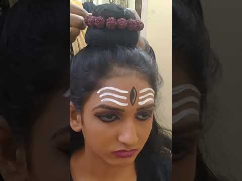 Shivan makeup for shivathandavam dance #shorts