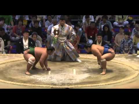 Wakanoshima vs Chiyonokuni Day 7 Sumo Nagoya Basho July 2014