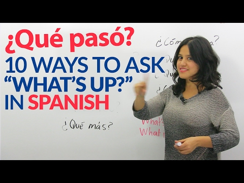 10 informal ways to ask "How are you?" in Spanish Video