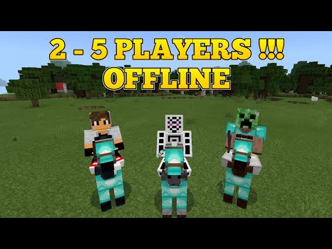 How to Play Multiplayer in Minecraft PE 1.17 OFFLINE