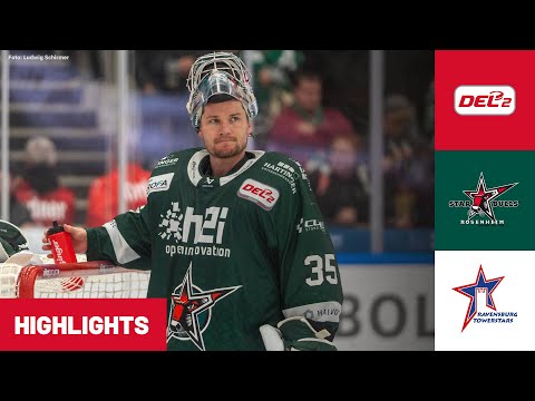 DEL2: Starbulls Rosenheim vs. Ravensburg Towerstars | Highlights