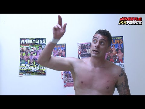 'The Peckham Playboy' Hakan backstage at Southend 09.07.22