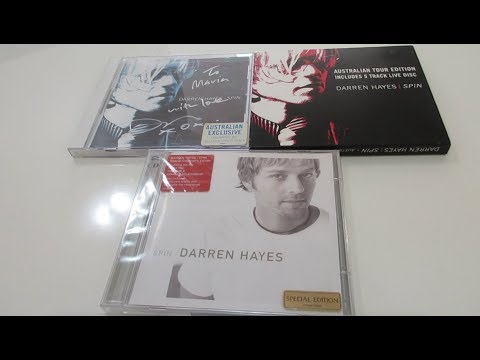 Unboxing: Darren Hayes - Spin album (3 Versions) (2002)