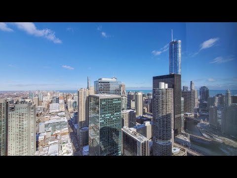 A river-view 1-bedroom #5206 on the Loop / River North border at OneEleven