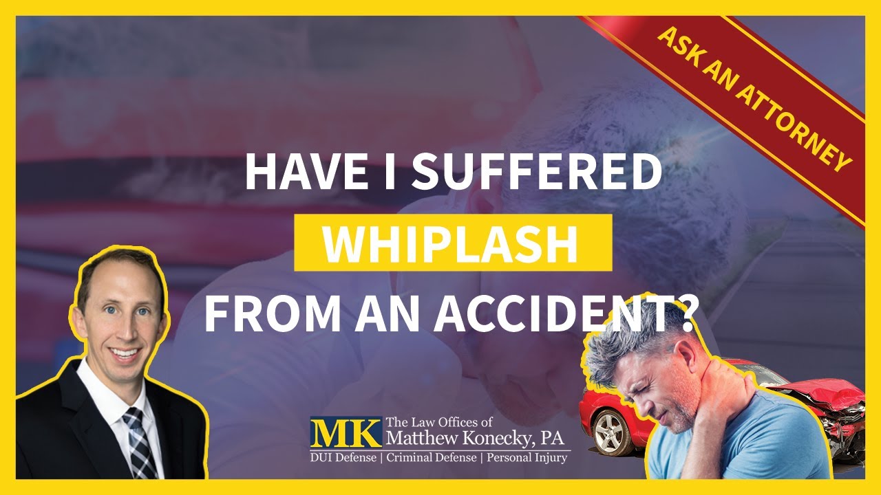How Do I Know If I Suffered Whiplash in an Auto Accident?