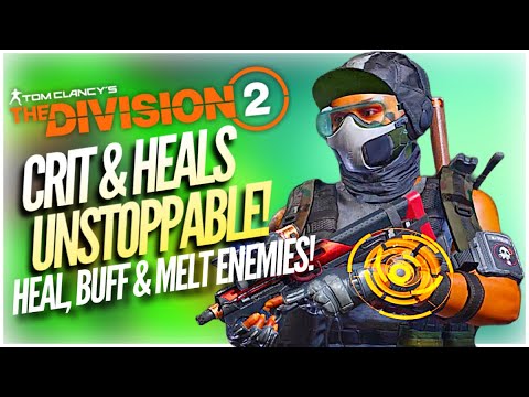 The Division 2 Best Solo CRIT PVP Healer Build with Insane Damage & Survivability!