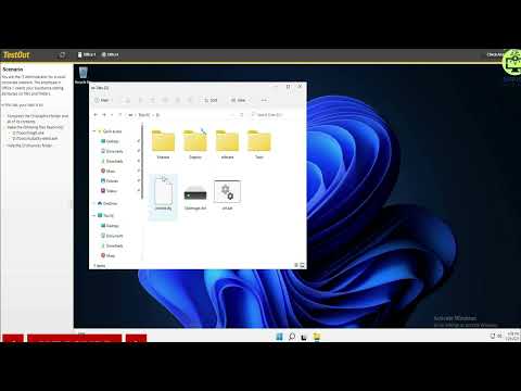 9.1.5 Manage Files | CompTIA TestOut PC Pro Guide