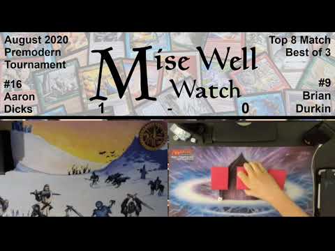 August 2020 Premodern Monthly - Top 8 Match - BUW StifleNought vs Aluren