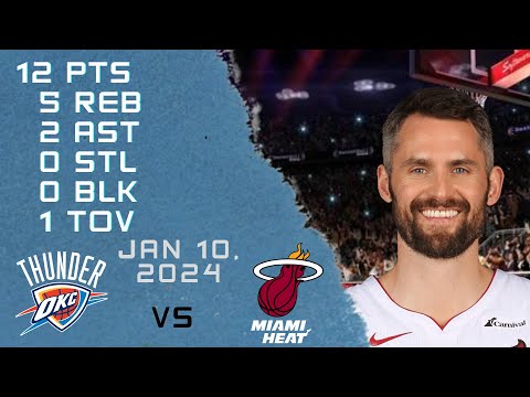 Kevin Love player Full Highlights vs THUNDER NBA Regular season game 10-01-2024
