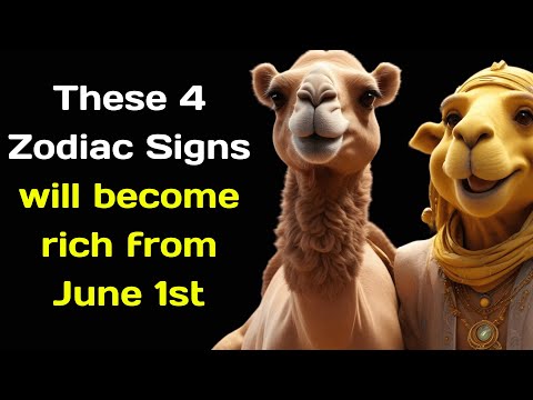 These 4 Zodiac Signs will become rich from June 1st