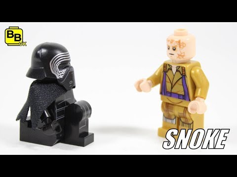 LEGO STAR WARS SUPREME LEADER SNOKE MINIFIGURE CREATION Video