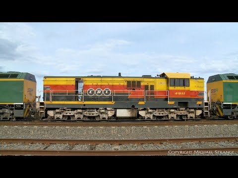 7748V SSR Grain Train Departing Gheringhap Loop (2/5/2019) - PoathTV Australian Railways