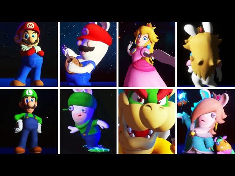 MARIO + RABBIDS SPARKS OF HOPE - ALL VICTORY ANIMATIONS