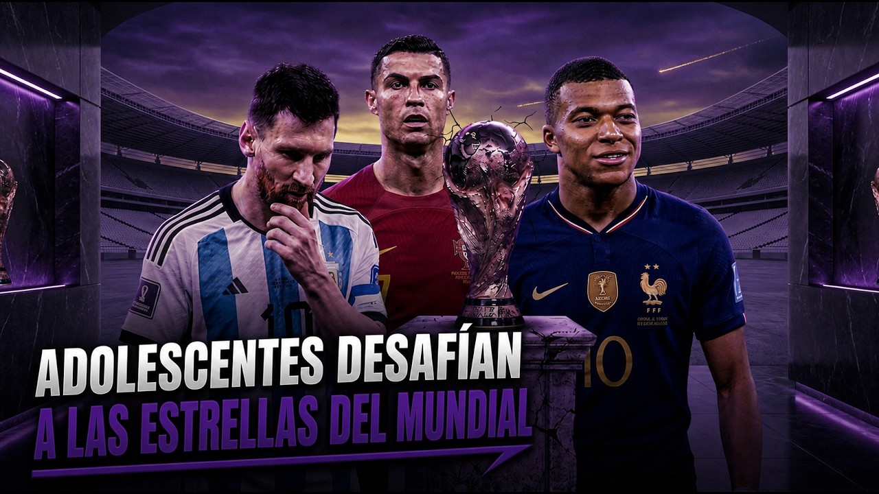 Messi, Cristiano y Mbappé podrían ser desafiados por estos cinco adolescentes en el Mundial