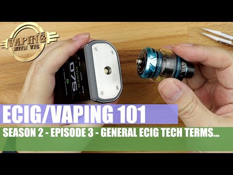 Electronic Cigarette / Vaping 101 - Season 2, EP 3 - Vaping "Terms" (Basic Glossary)