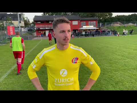 Mike Neumann, Torwart FSV Trier-Tarforst, nach dem 1:5 gegen Eisbachtal