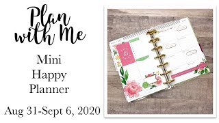 Plan with Me | Mini Happy Planner | Aug 31-Sept 6, 2020 | #happyplanner