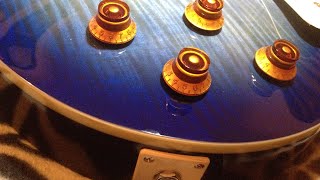 Video thumbnail for Epiphone Les Paul Standard Plus Top Pro - Trans Blue - Specs & Features On Screen by Skunkwerx