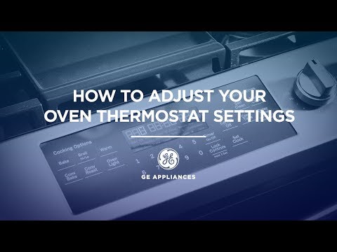 Oven Temperature Adjustment - control panel with Numbers
