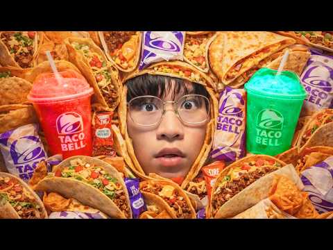 I Ate ONLY Taco Bell For 1 Week, But Double My CALORIES Every Day