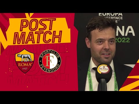 "I tifosi della Roma meritano questa vittoria" | TIAGO PINTO AL TERMINE DI ROMA-FEYENOORD