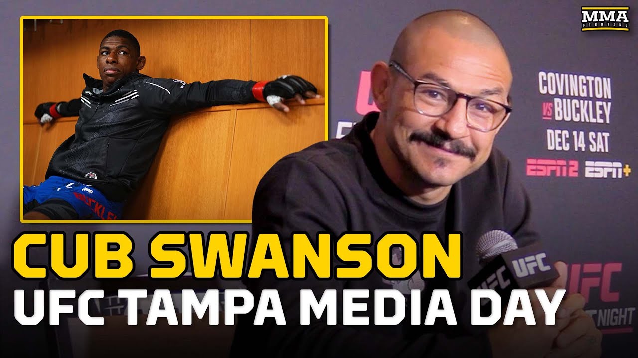 Cub Swanson Won't Back Down From Joaquin Buckley Beef: 'I Used To Be A Fan' | UFC Tampa