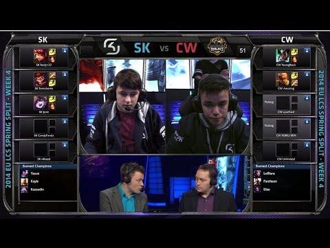 SK Gaming vs Copenhagen Wolves | Season 4 EU LCS Spring split 2014 W4D2 G1 | SK vs CW Full game HD