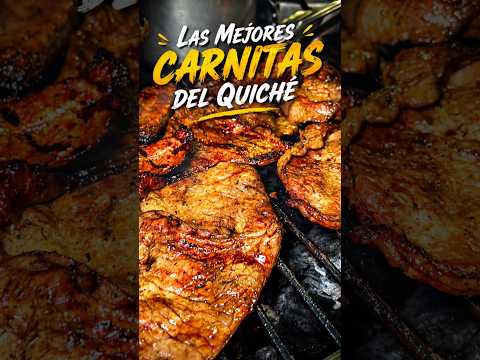 Las mejores carnitas y chuletas de El Quiché | Comida Callejera Guatemalteca #guatemala🇬🇹