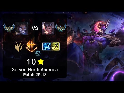 Sylas Jungle vs Xin Zhao - NA Challenger - Patch 25.18