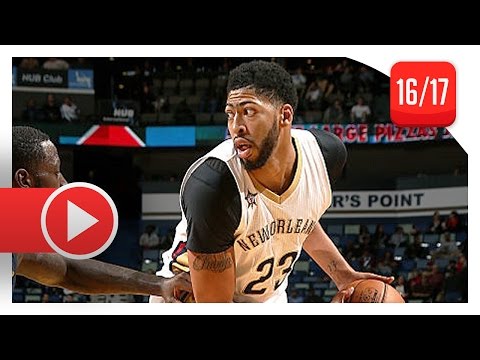 Anthony Davis Full Highlights vs Grizzlies (2016.12.05) - 28 Pts, 17 Reb, 4 Blocks