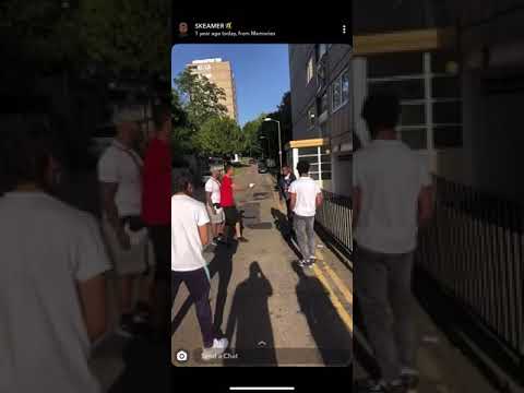 Burner (37/OJB) Stops Fights With Baseball Bat