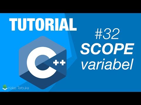 Belajar C Dasar 32 Scope Variabel Global Lokal dan Block