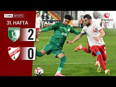 Bodrum Belediyesi Bodrumspor 2-0 Boluspor Kulübü Bolu 
