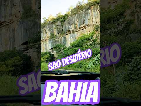 Paredões de calcário em São Desidério Bahia