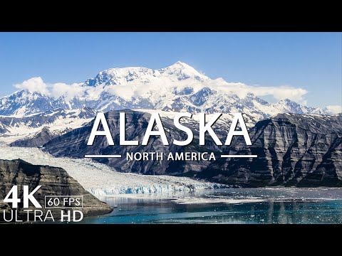 FLYING OVER ALASKA (4K UHD) | Piano Music Along With Beautiful Nature Videos #2