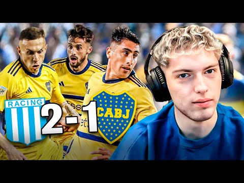 Davoo Xeneize reacts to Racing 2 Boca 1 (2023) - League Cup