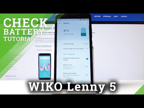 How to Set Battery Percentage in WIKO Lenny 5 – Show Battery Information