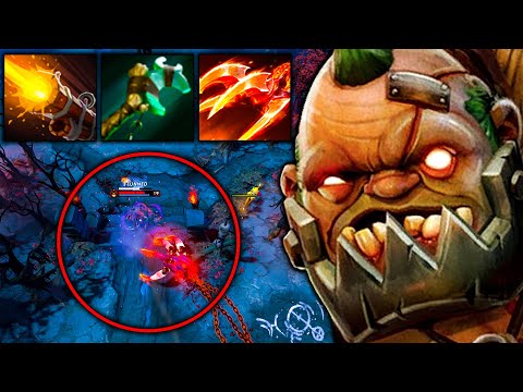 Beautiful Force Staff + Hook!!! Pudge Pos4 Likes A Hook Machine With 99% Accurate | Pudge Official